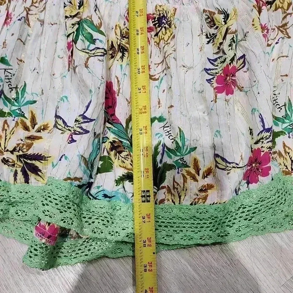 NWT Kitsch & Pop Barok Paris Women's Floral Crop Top & Skirt Multicolor Small - Picture 10 of 14
